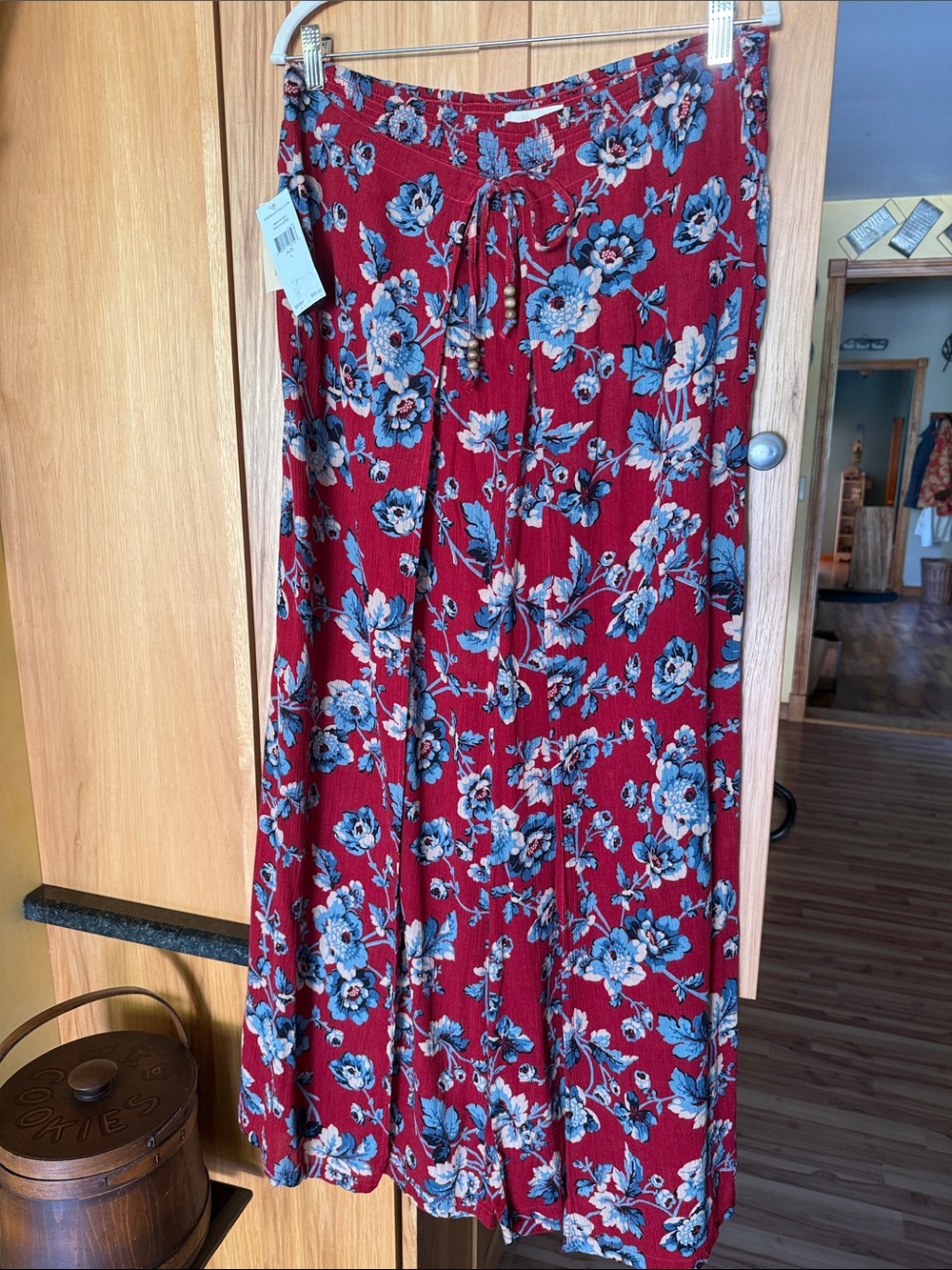 Ralph Lauren & Denim Supply boho pants L Red floral NEW WITH TAGS